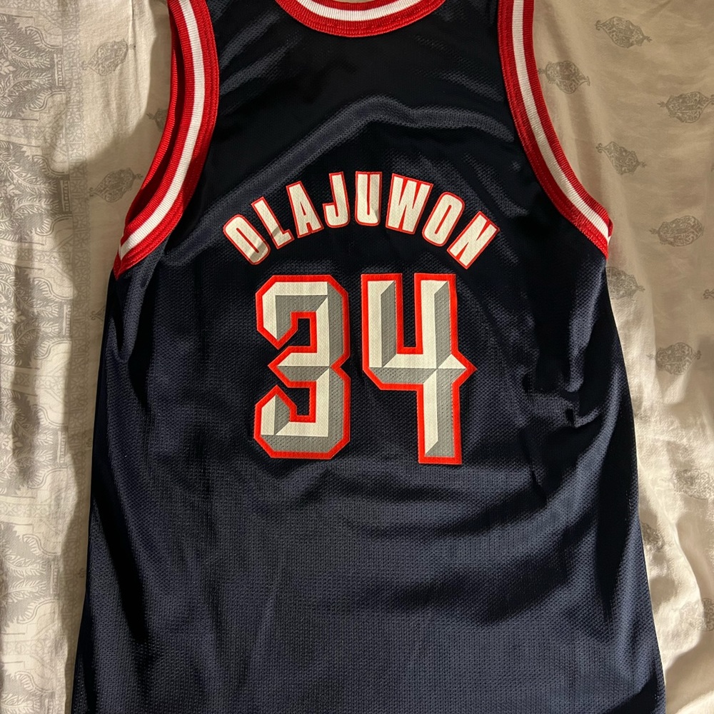 Houston Rockets Olajuwon Jersey - Youth M (10/12)